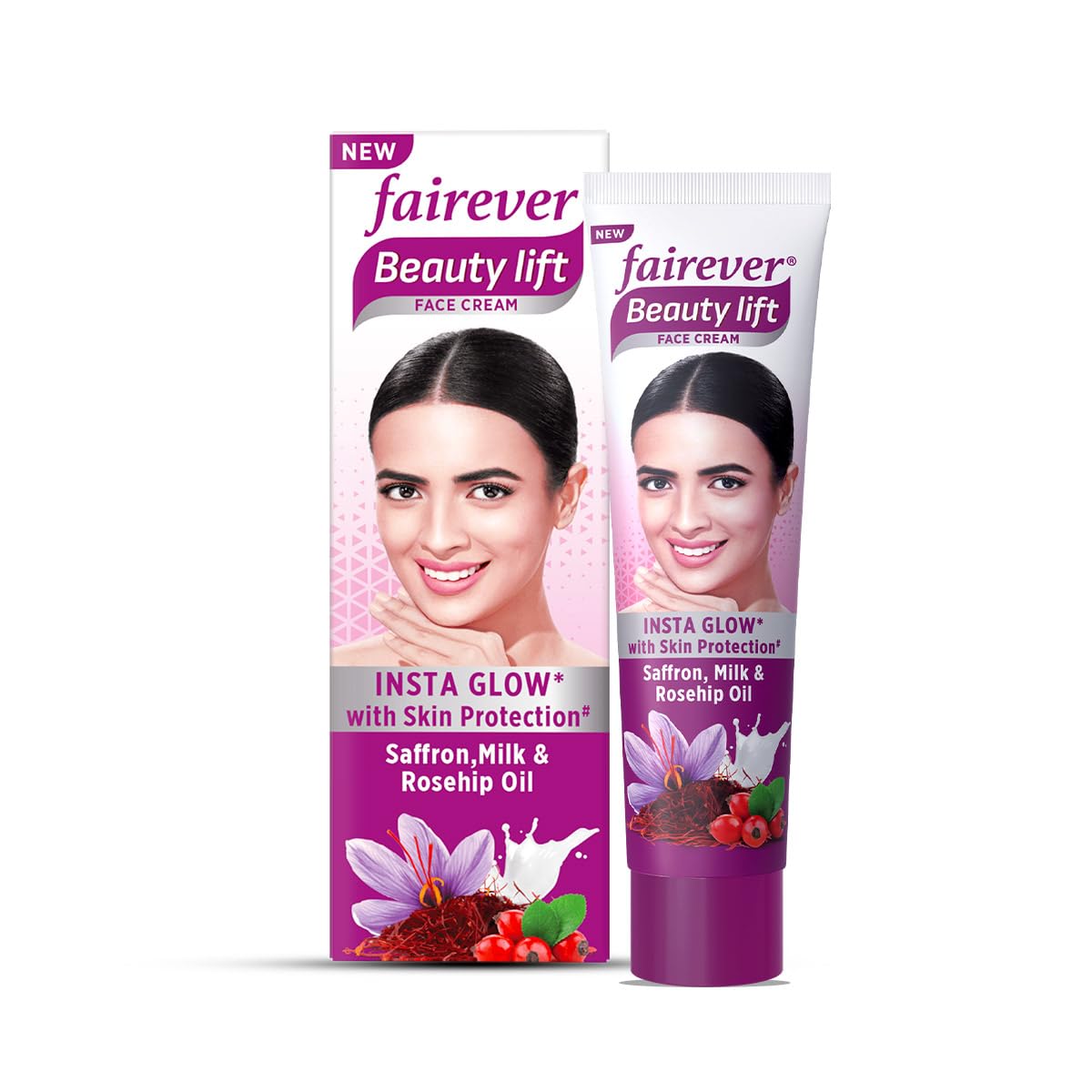 Fairever Beauty Lift Saffron, Milk & Rosehip Oil Face Cream, 25g